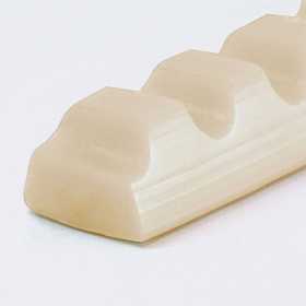 V-belt_TPE40D_beige_smooth_notched