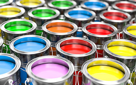 Chemiebasierte Inhalte: z.B. Farben, Lacke oder Spraydosen